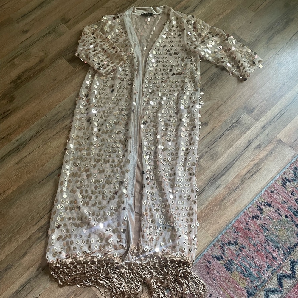 Sequin Boho duster